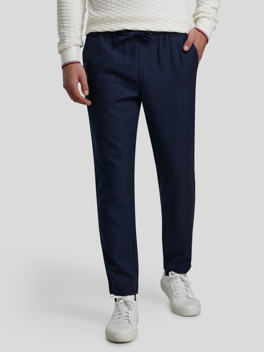 Manner Scotch & Soda Men Hosen | Hose Mit Kordel Marine