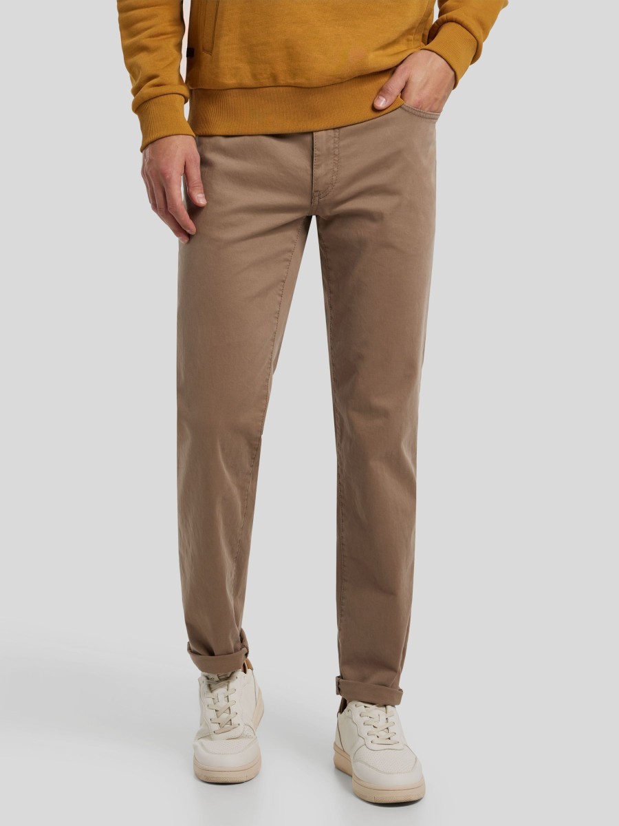 Manner Brax Hosen | Hose Im Regular Fit Cadiz Beige