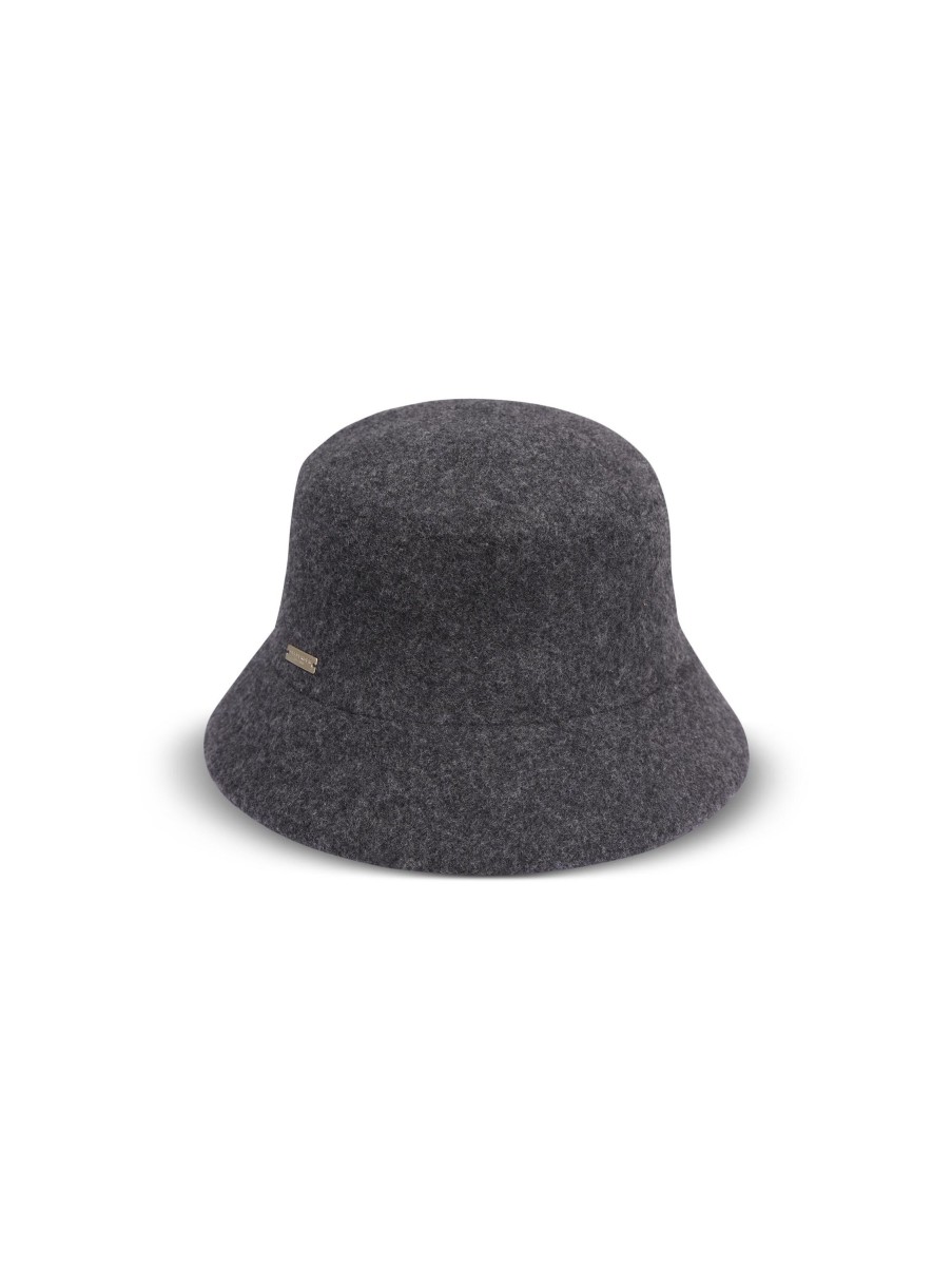 Frauen Seeberger Hute & Mutzen | Bucket Hat Anthrazit