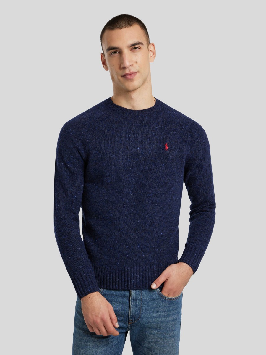 Manner Polo Ralph Lauren Men Pullover & Strickjacken | Pullover Marine