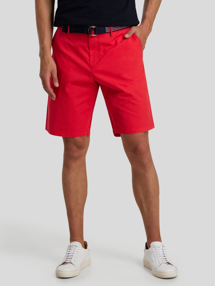 Manner Tommy Hilfiger Shorts | Bermudas Rot