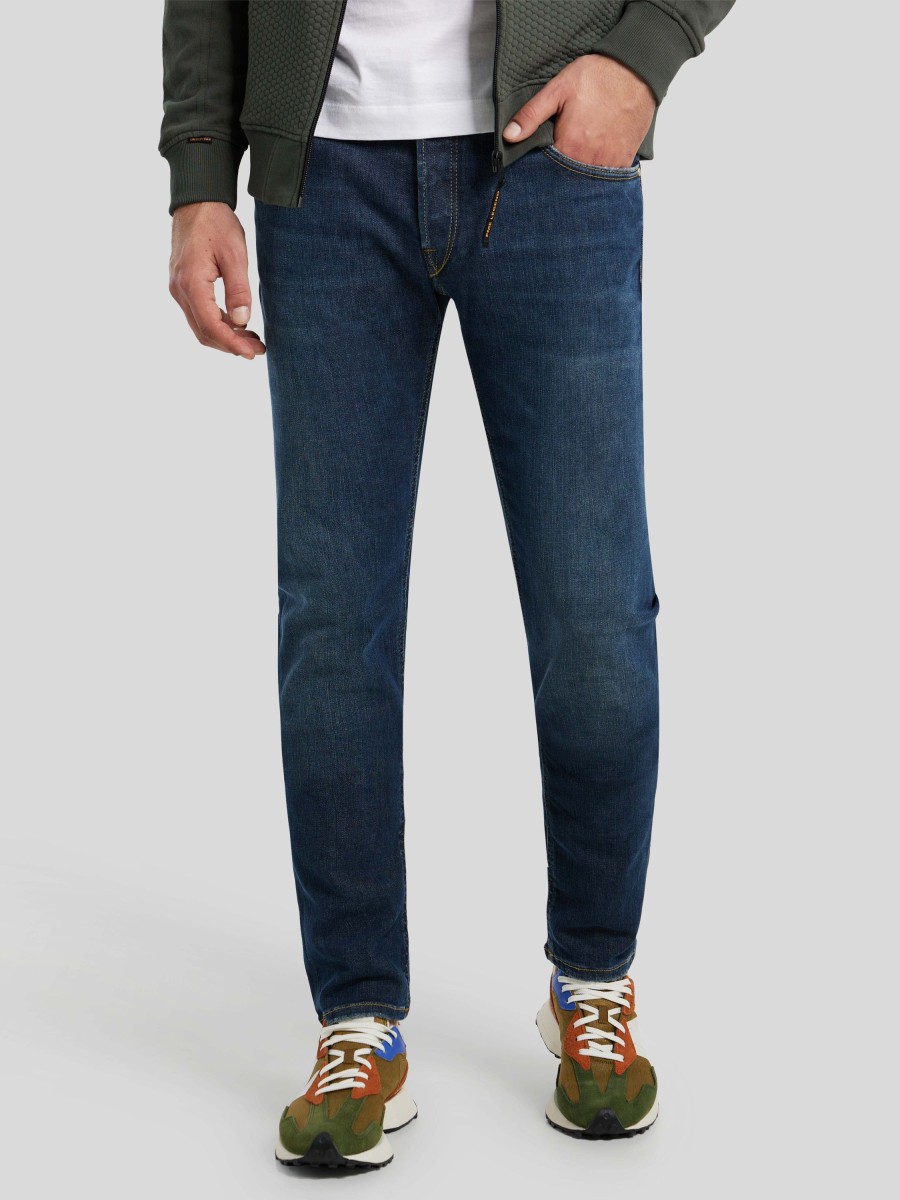 Manner Handpicked Jeans | Jeans Im Slim Fit Marine