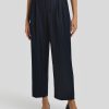 Frauen Scotch & Soda Women Anzuge | Culotte Mit Nadelstreifen Marine