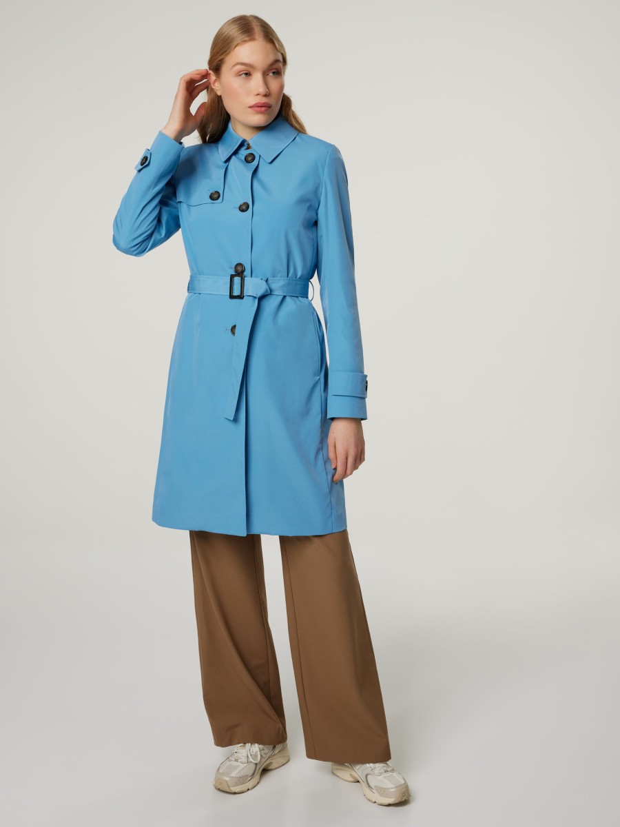 Frauen Cinzia Rocca Mantel | Trenchcoat Hellblau