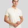 Manner Tommy Hilfiger Polo-Shirts | Polo-Shirt Im Slim Fit Gelb