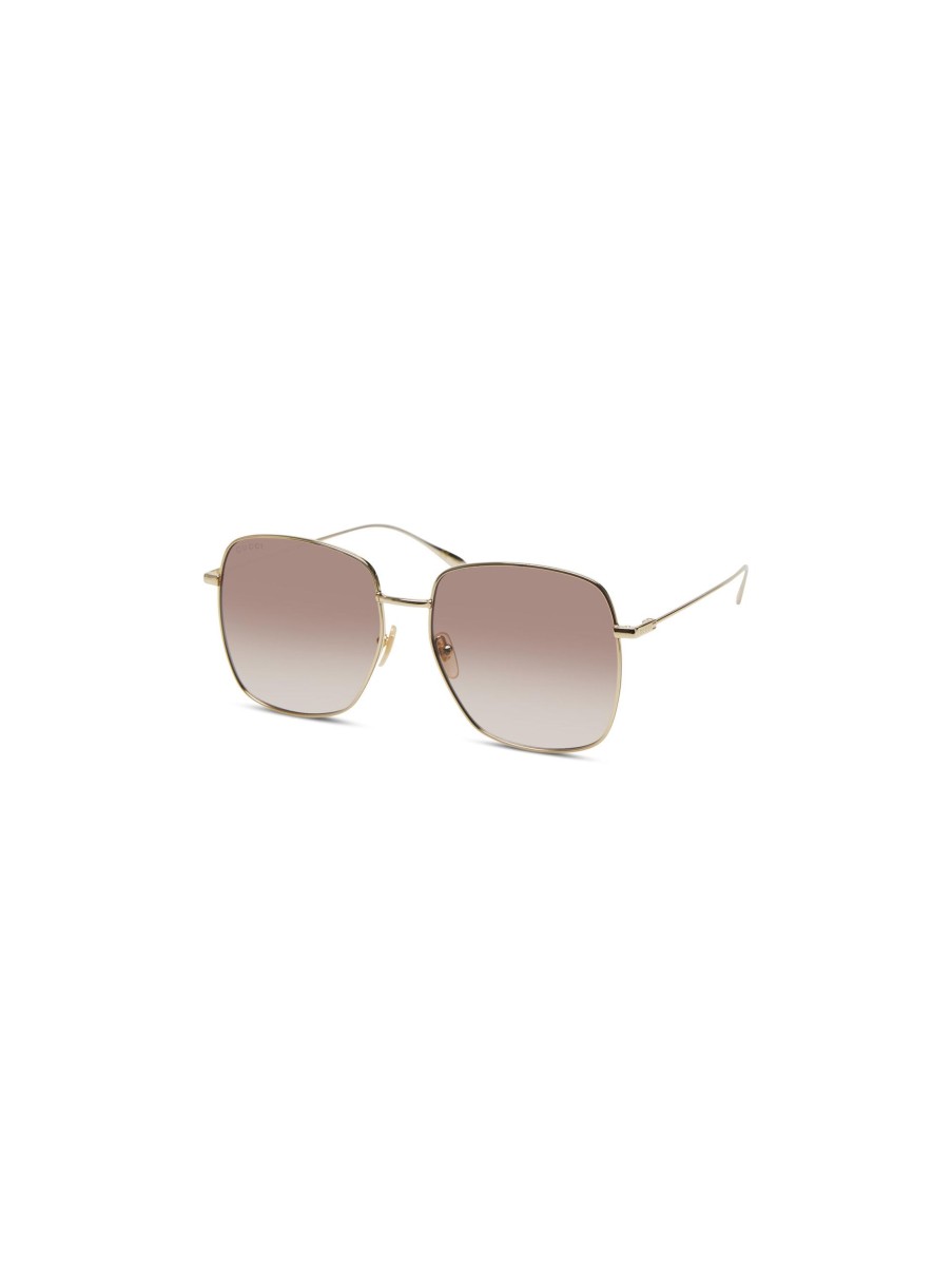 Frauen Gucci Sonnenbrillen | Sonnenbrille Gold