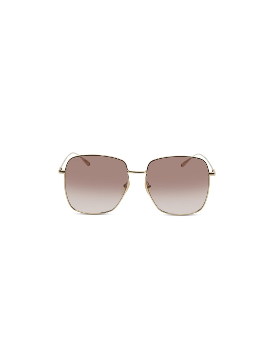 Frauen Gucci Sonnenbrillen | Sonnenbrille Gold