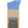 Frauen Dilly Socks Wasche & Loungewear | Socken Beachy Stripes Orange