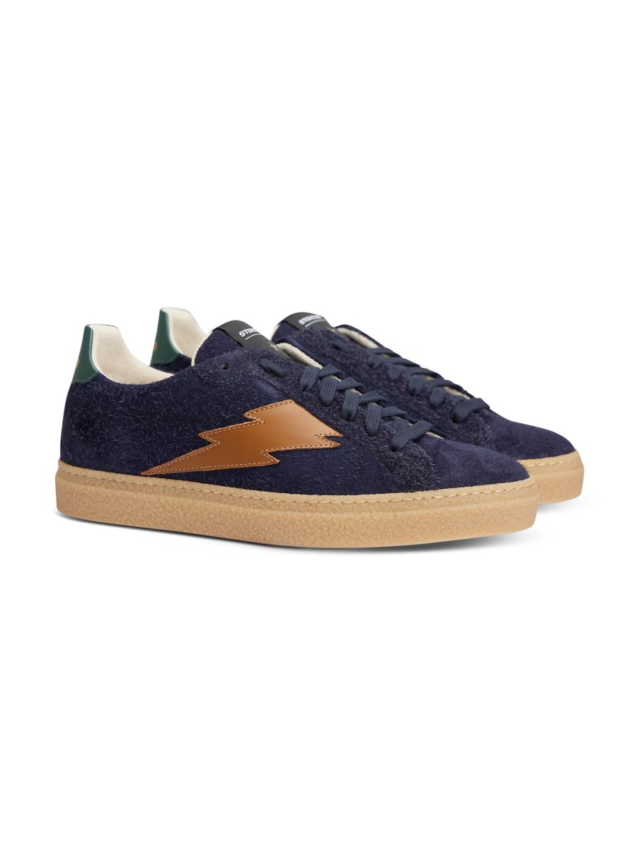 Manner Stokton Sneakers | Sneaker Mit Blitz Marine