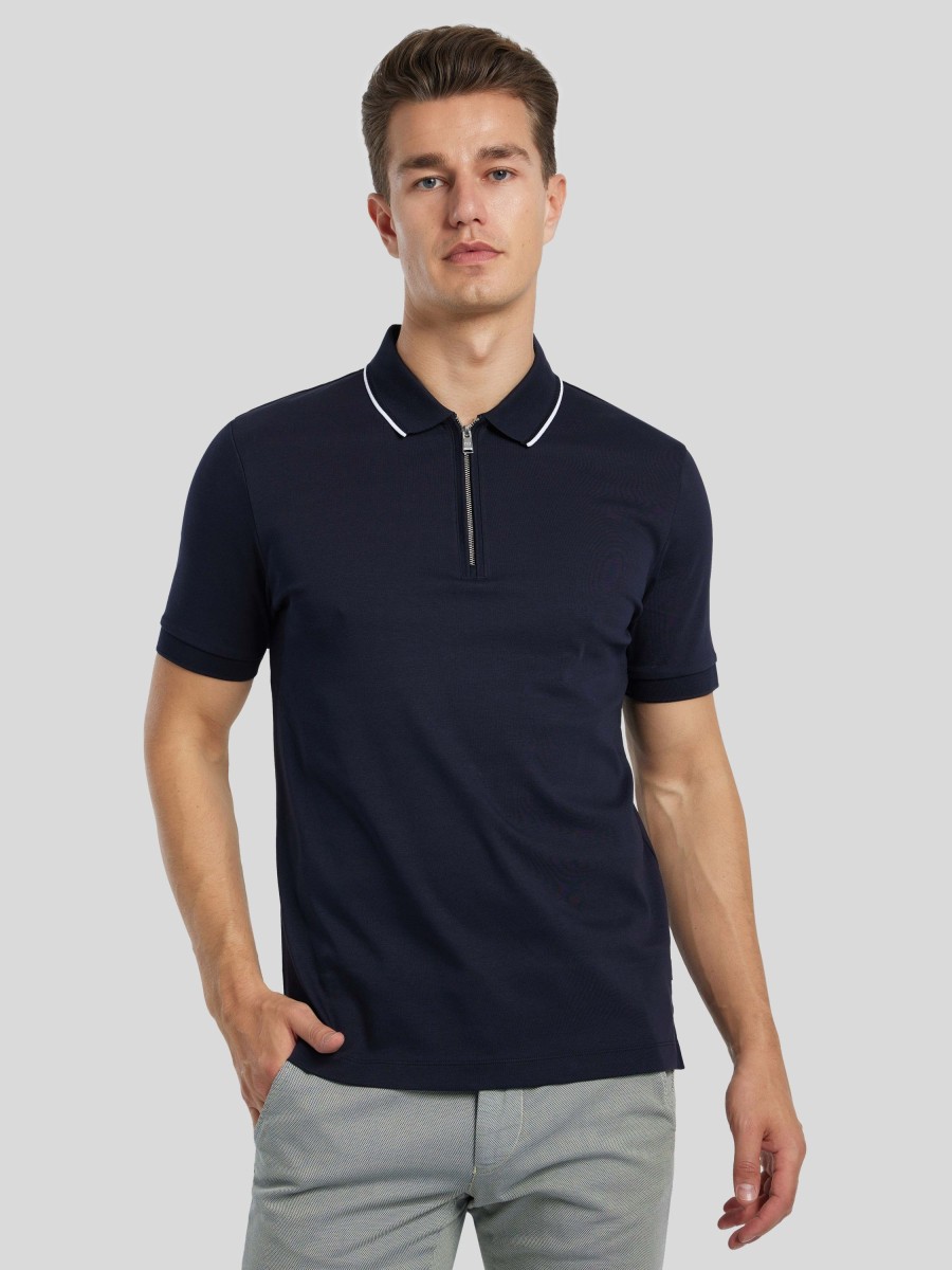 Manner BOSS Men Polo-Shirts | Polo-Shirt Im Slim Fit Polston Marine