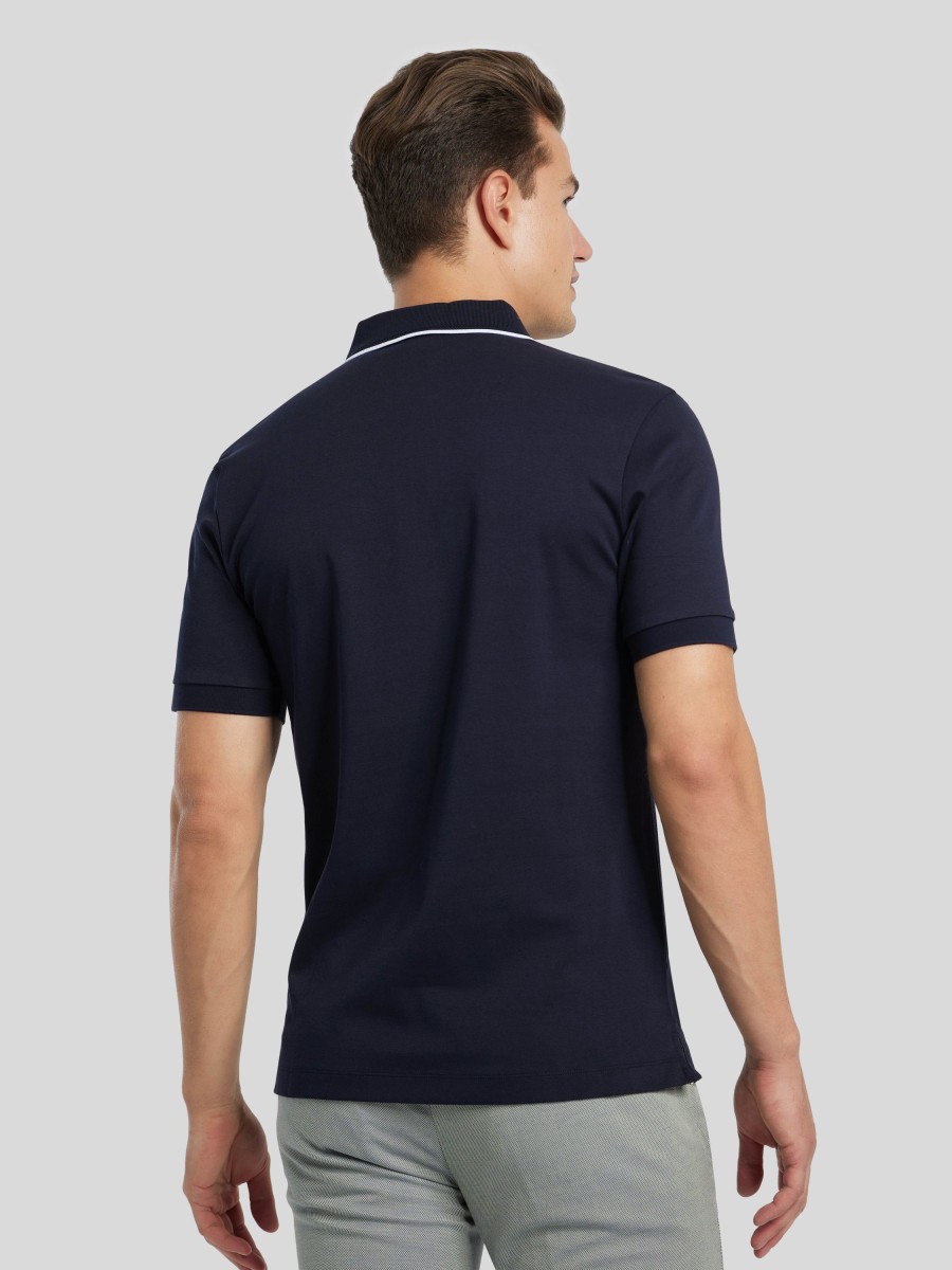 Manner BOSS Men Polo-Shirts | Polo-Shirt Im Slim Fit Polston Marine