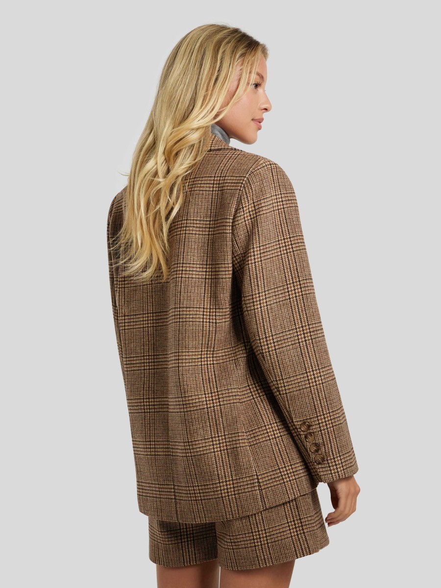 Frauen Suncoo Blazer | Blazer Im Oversized Fit Camel