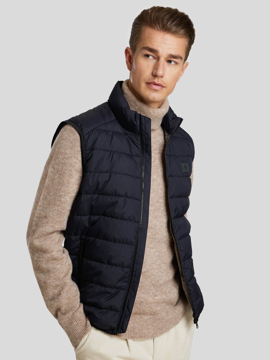 Manner Marc O Gilets & Westen | Steppweste Marine