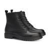 Frauen Paul Kehl Boots & Stiefeletten | Schnurstiefel Schwarz