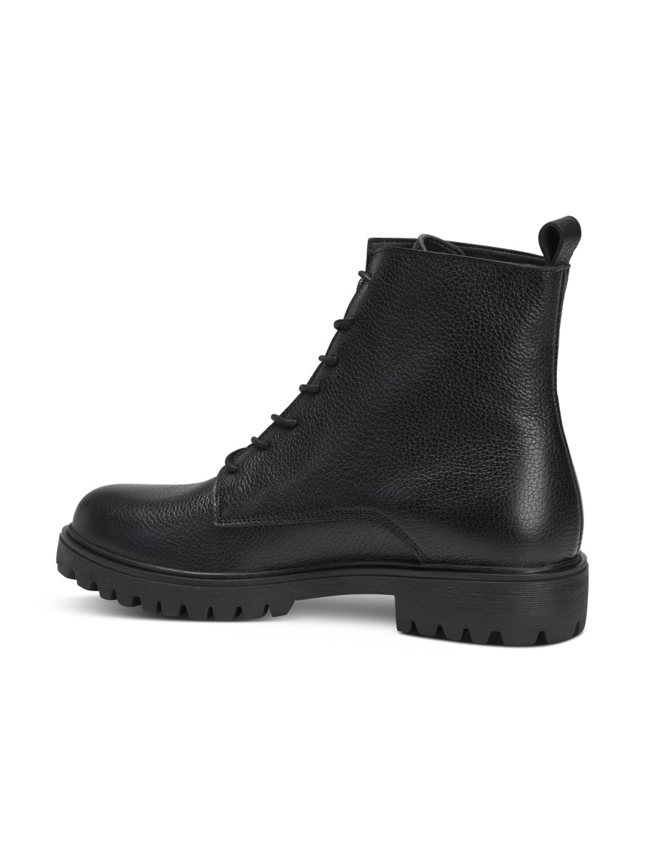 Frauen Paul Kehl Boots & Stiefeletten | Schnurstiefel Schwarz