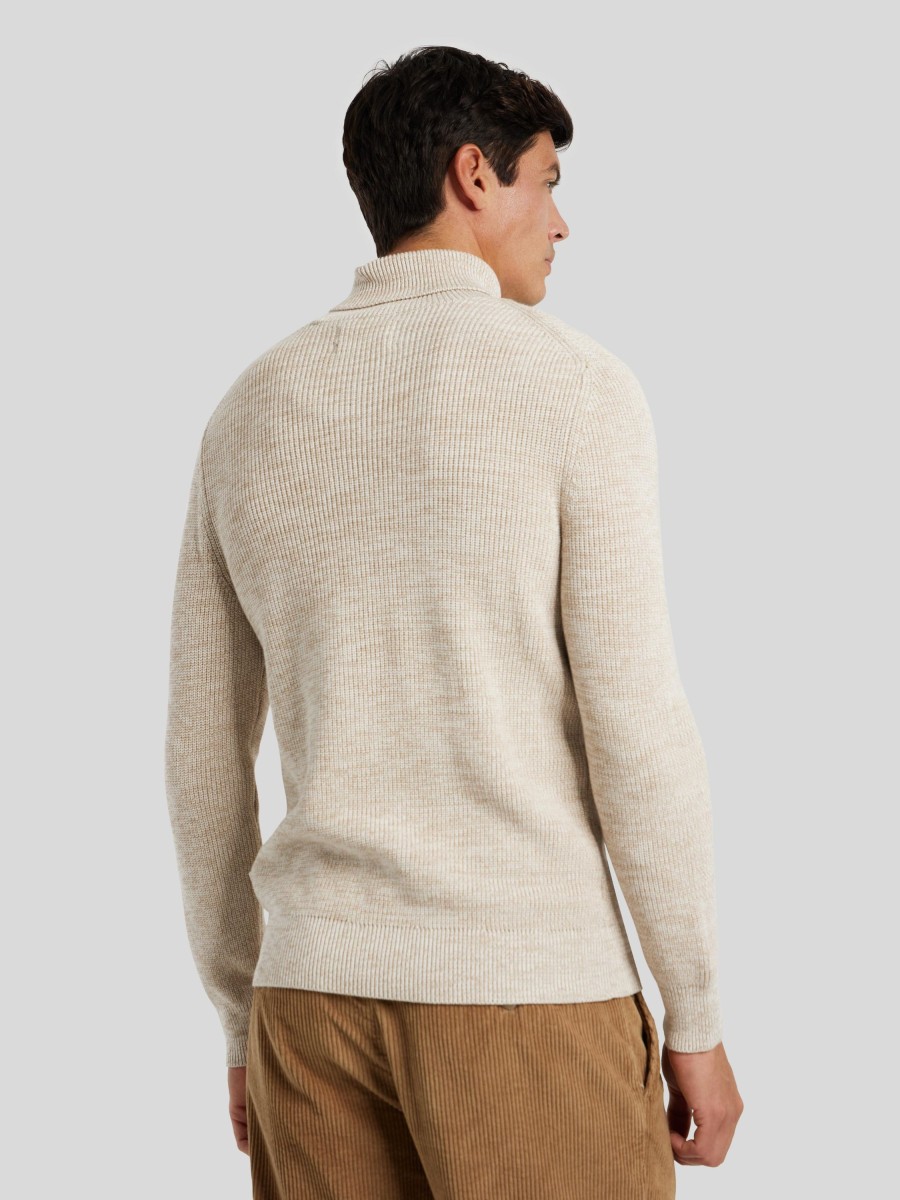 Manner Marc O Pullover & Strickjacken | Rollkragenpullover Beige