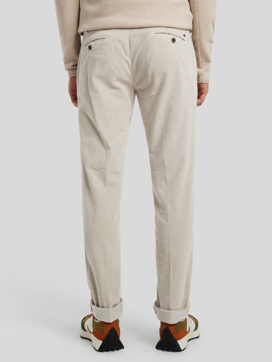 Manner Mason Hosen | Chino Aus Kord Ecru