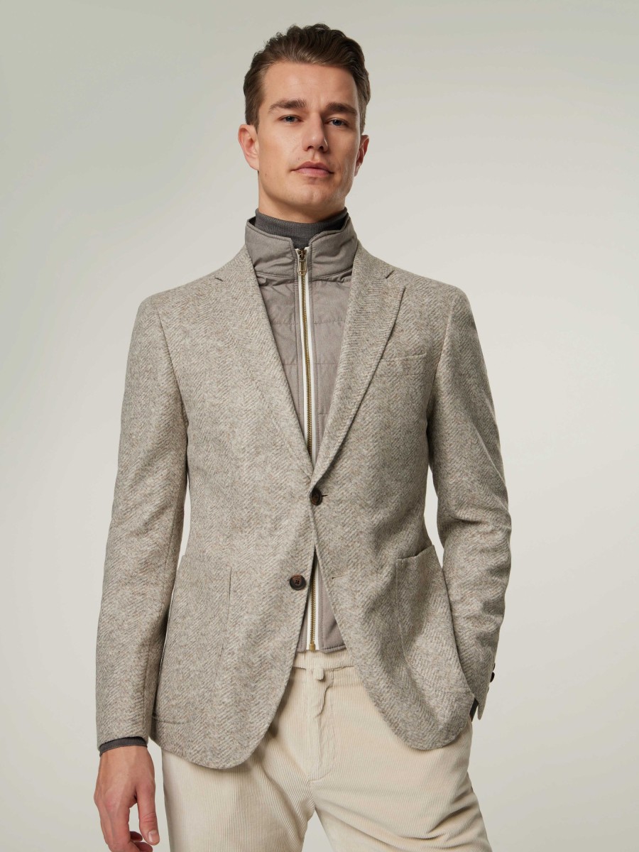 Manner Joop Vestons | Veston Im Slim Fit Hecton Beige