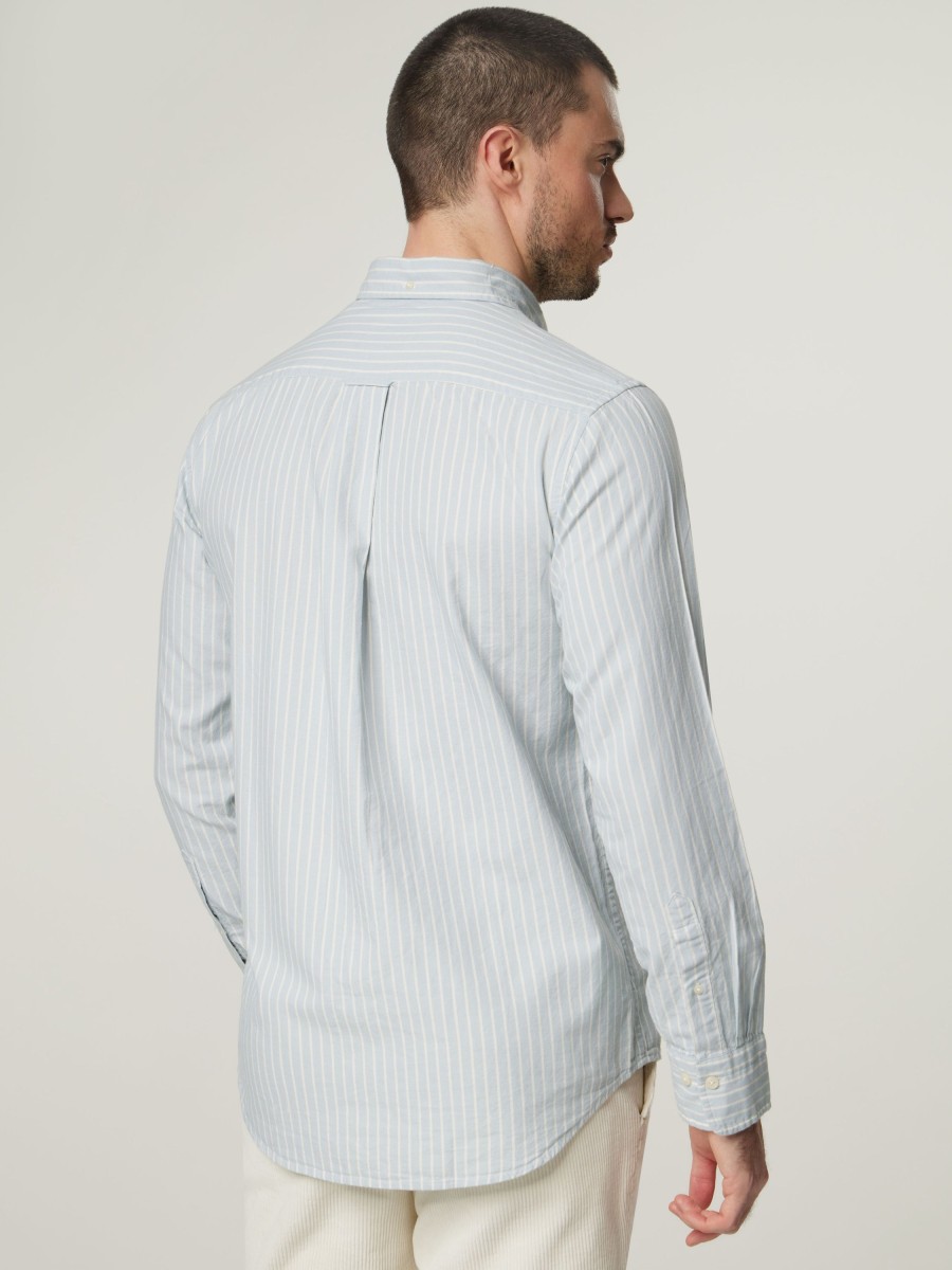 Manner Gant Hemden | Hemd Im Regular Fit Hellblau