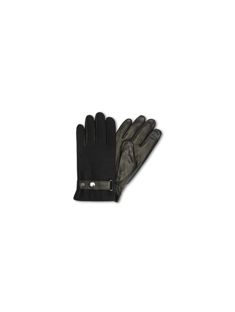 Manner Paul Kehl Handschuhe | Handschuhe Aus Wolle&Leder Schwarz