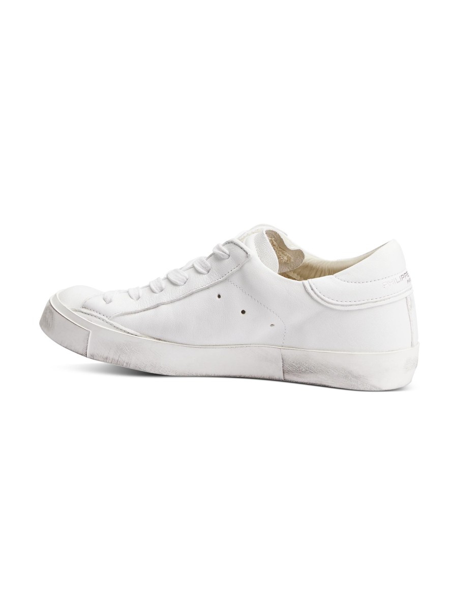 Frauen Philippe Model Sneakers | Sneaker Im Used-Look Weiss