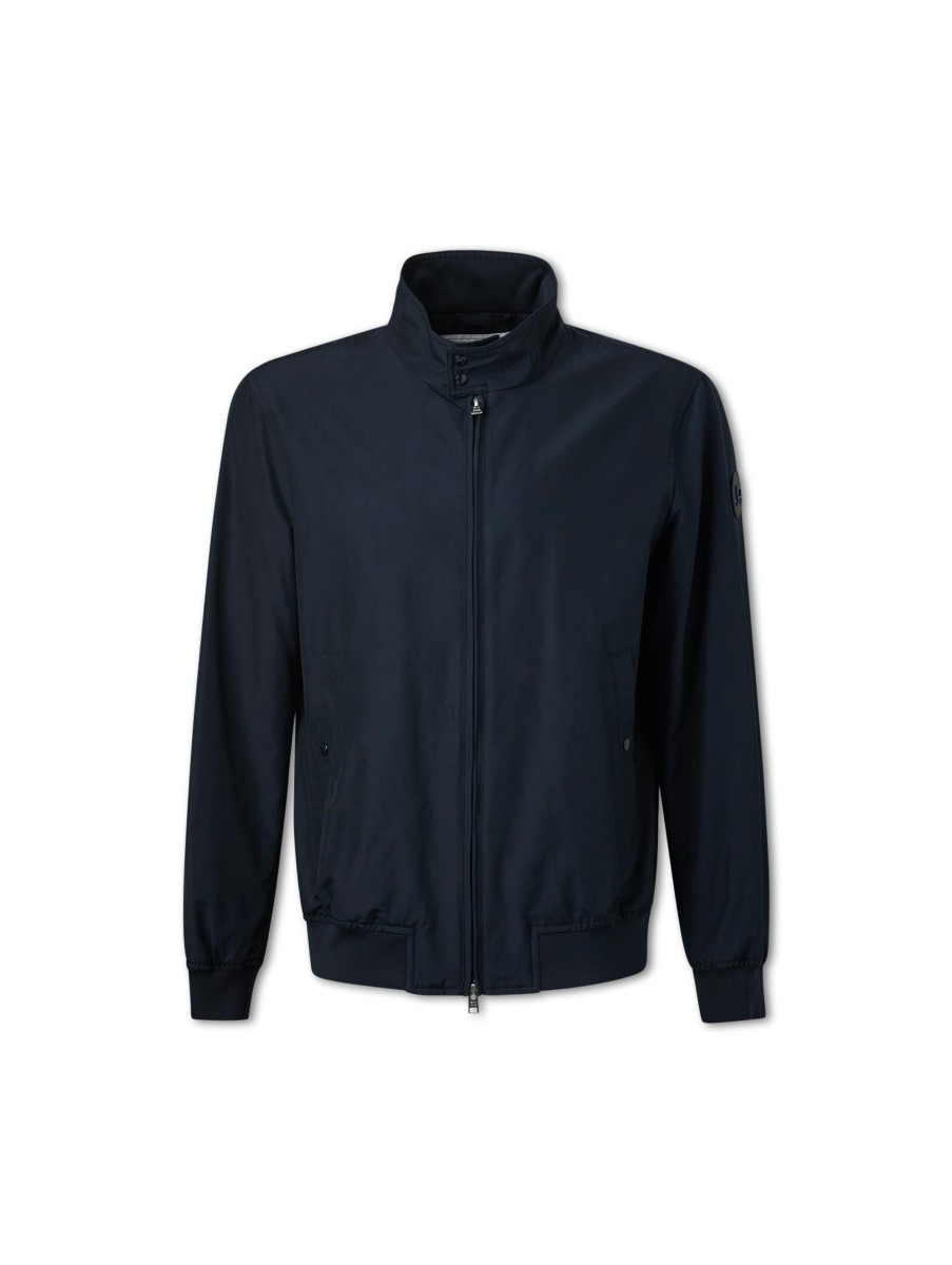 Manner Woolrich Jacken | Bomberjacke Marine