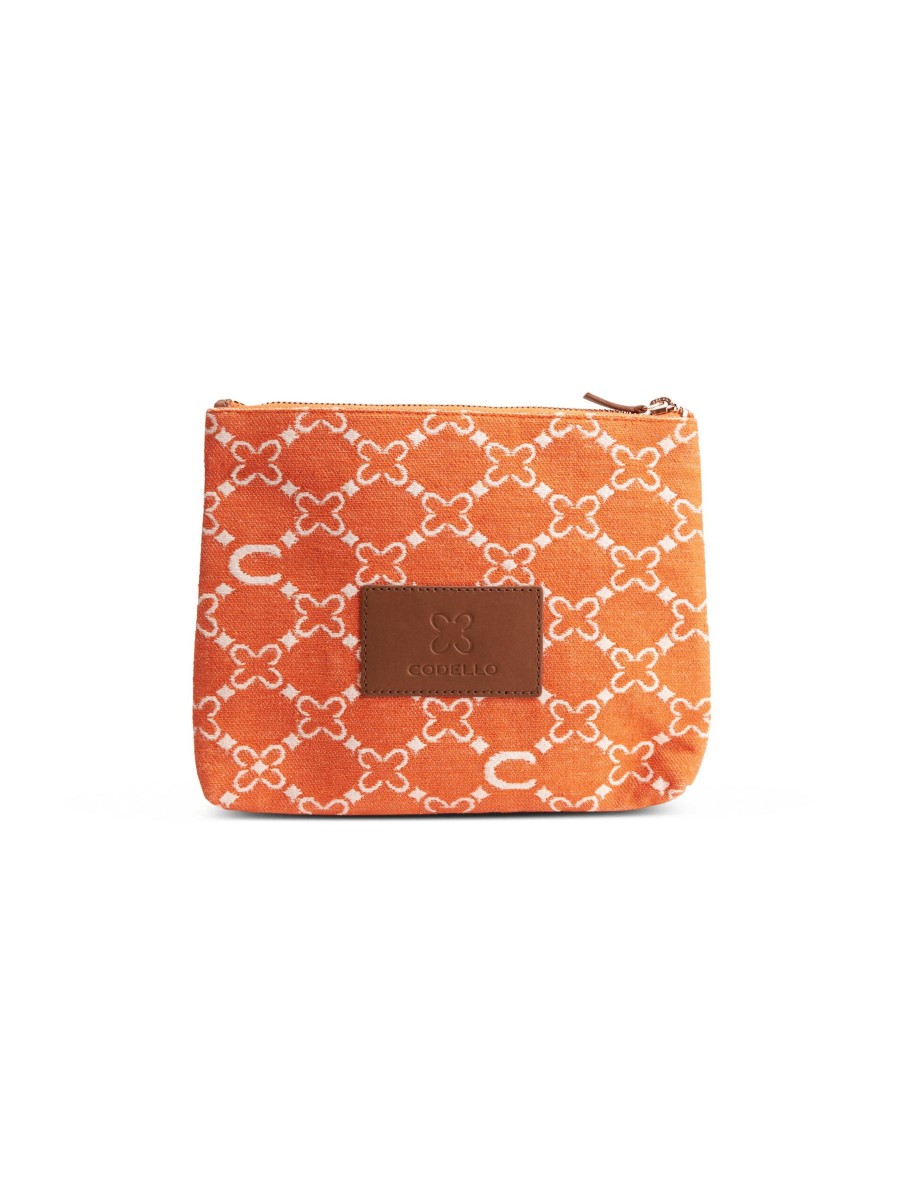 Frauen Codello Portemonnaies & Etuis | Necessaire Orange