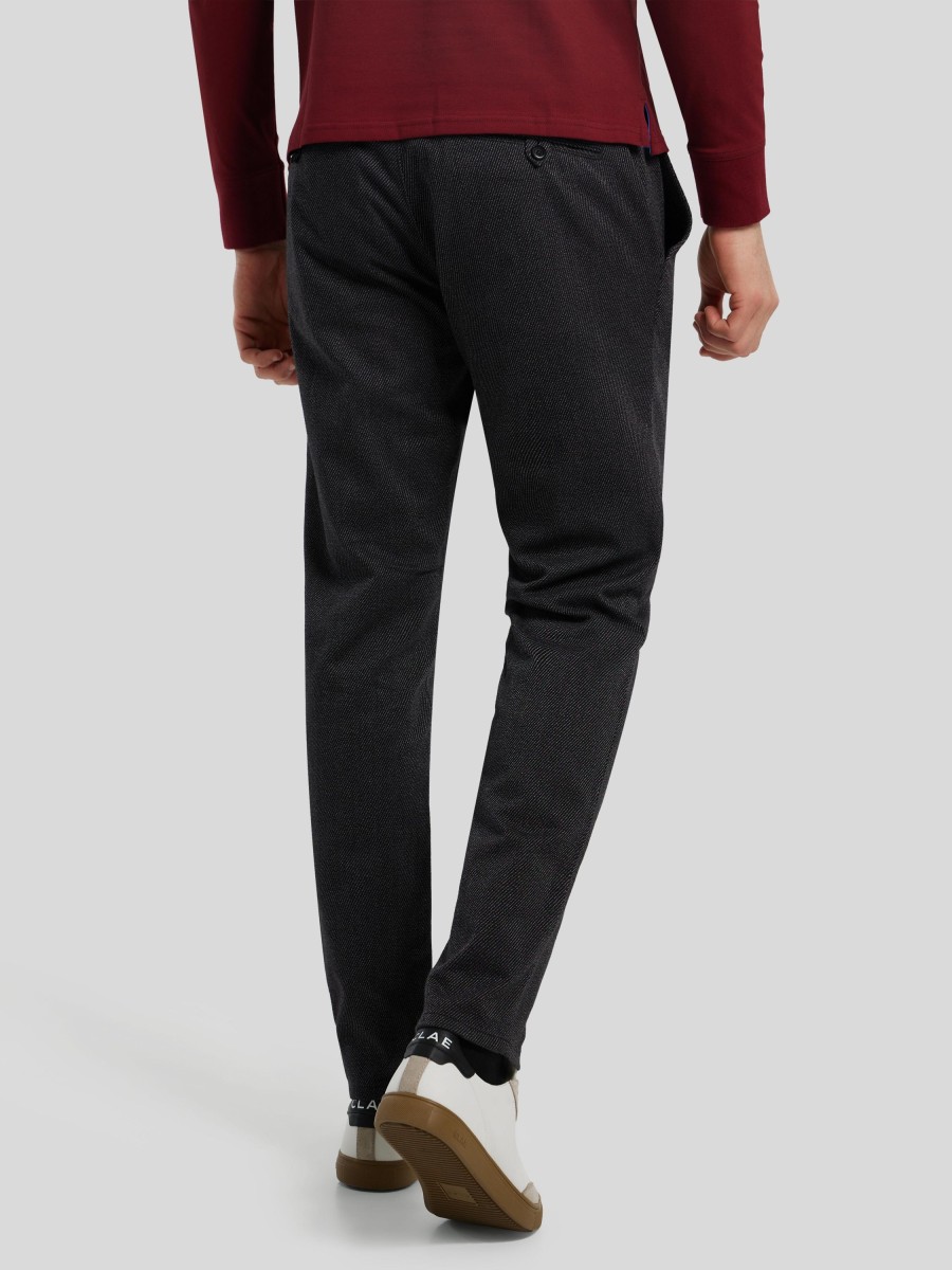 Manner Alberto Hosen | Chino Im Slim Fit Schwarz