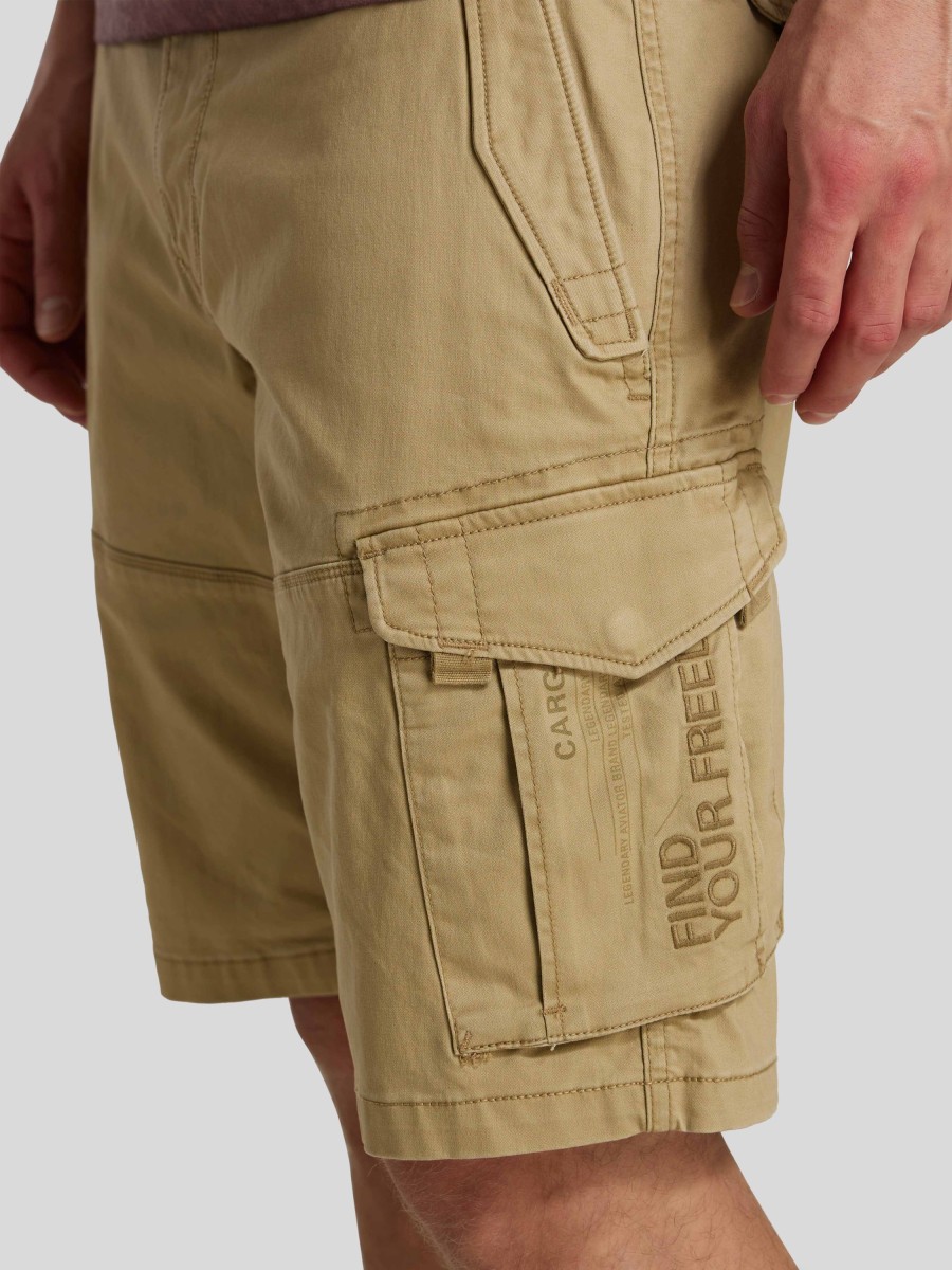 Manner PME Legend Shorts | Cargo-Bermudas Im Regular Fit Beige