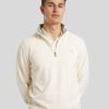 Manner Polo Ralph Lauren Men Hoodies & Sweatshirts | Troyer Aus Sweat-Stoff Ecru