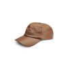 Frauen Seeberger Hute & Mutzen | Cap Aus Leder Camel