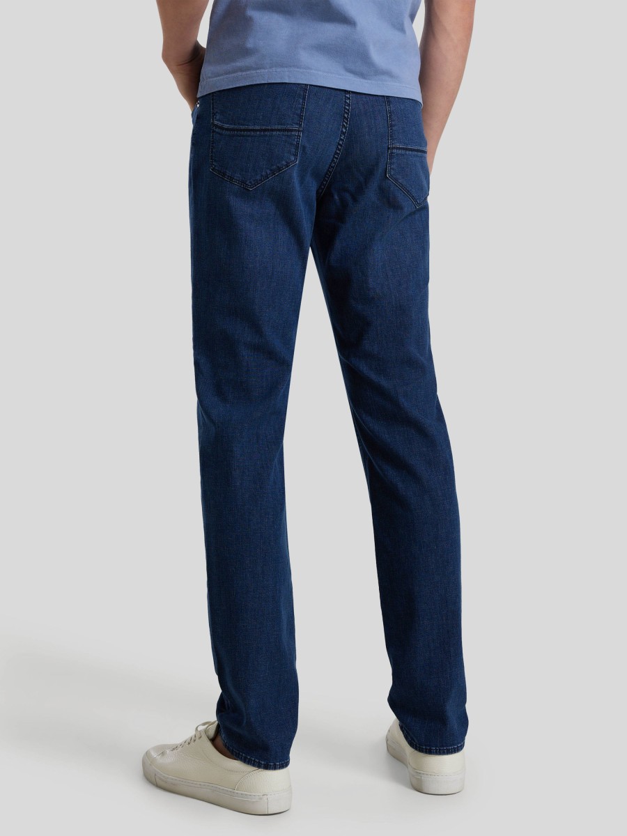 Manner Brax Jeans | Jeans Mit Geradem Bein Cadiz Marine