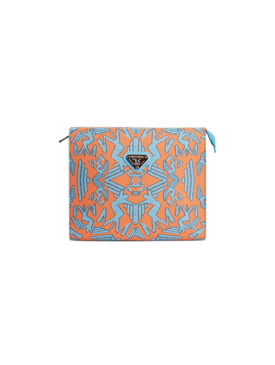 Frauen Maison Mollerus Portemonnaies & Etuis | Necessaire Reute Orange