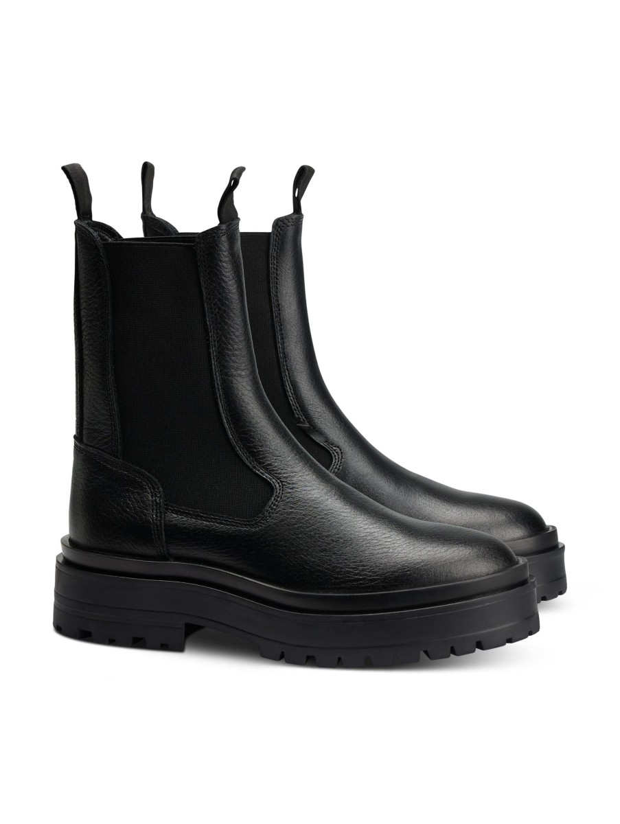 Frauen Paul Kehl Boots & Stiefeletten | Chelsea Boot Schwarz