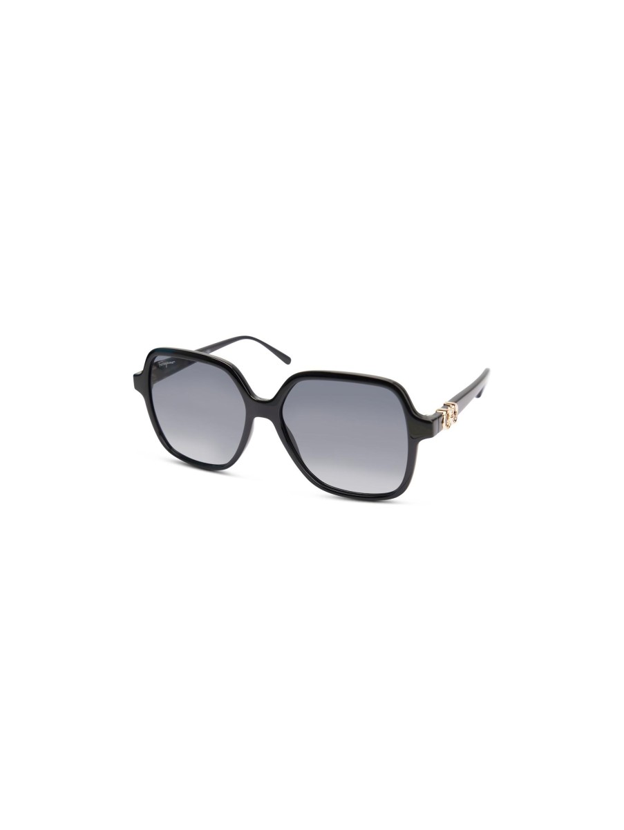 Frauen Ferragamo Sonnenbrillen | Sonnenbrille Schwarz