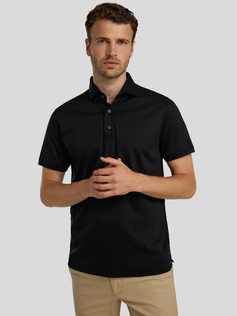 Manner Burger Polo-Shirts | Polo-Shirt Schwarz