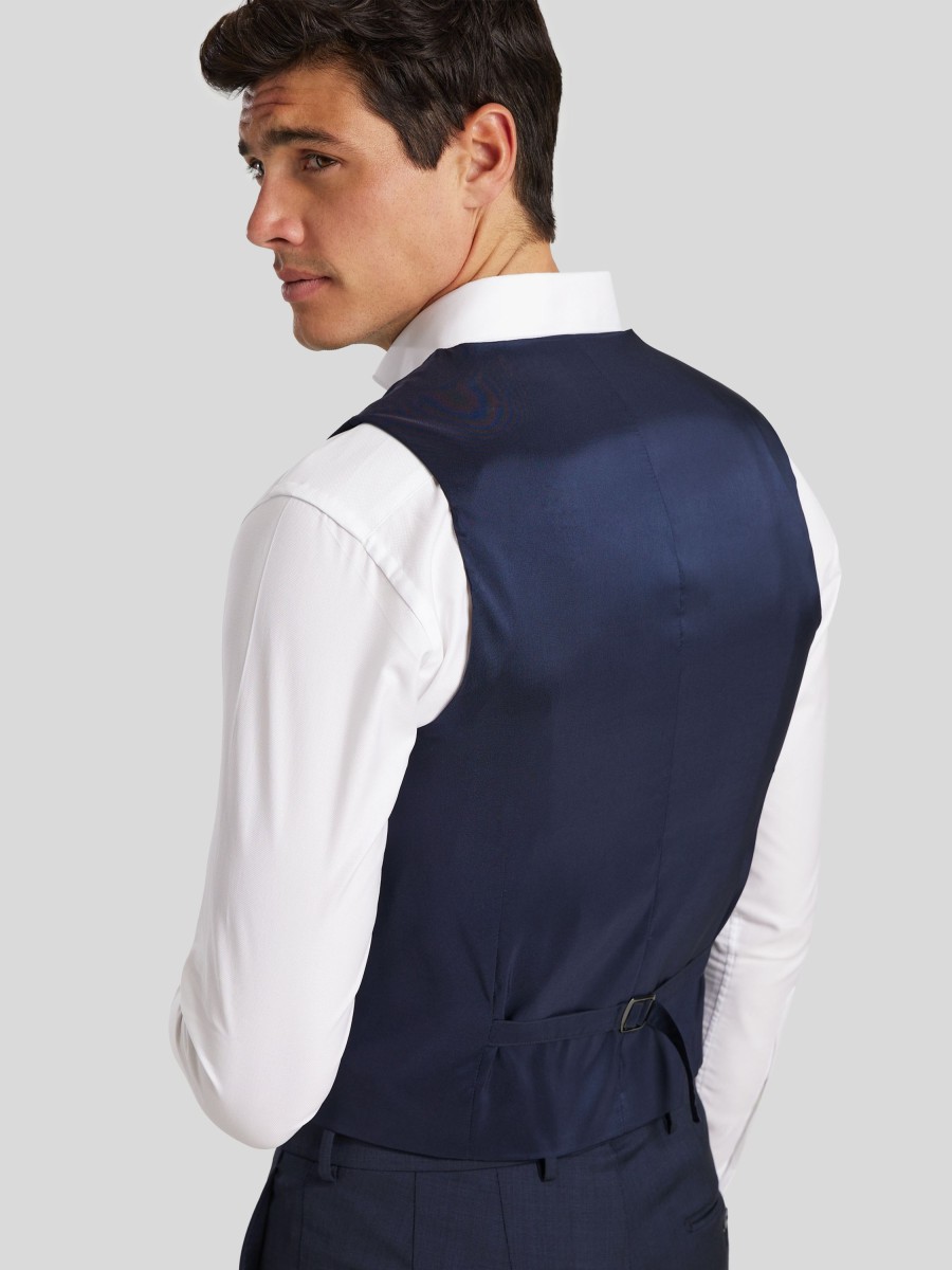 Manner Paul Kehl Gilets & Westen | Gilet Im Tailored Fit Marine