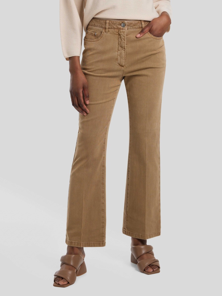 Frauen Luisa Cerano Jeans | Colordenim Camel