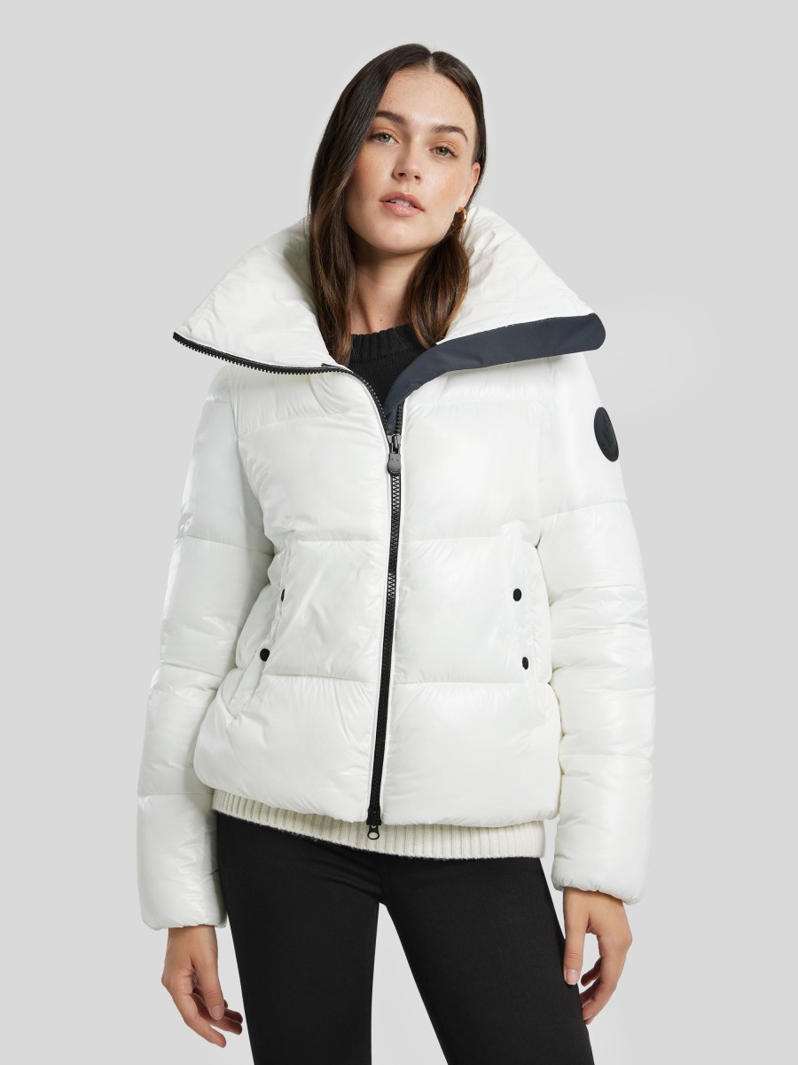 Frauen Save the Duck Jacken | Steppjacke Isla Weiss