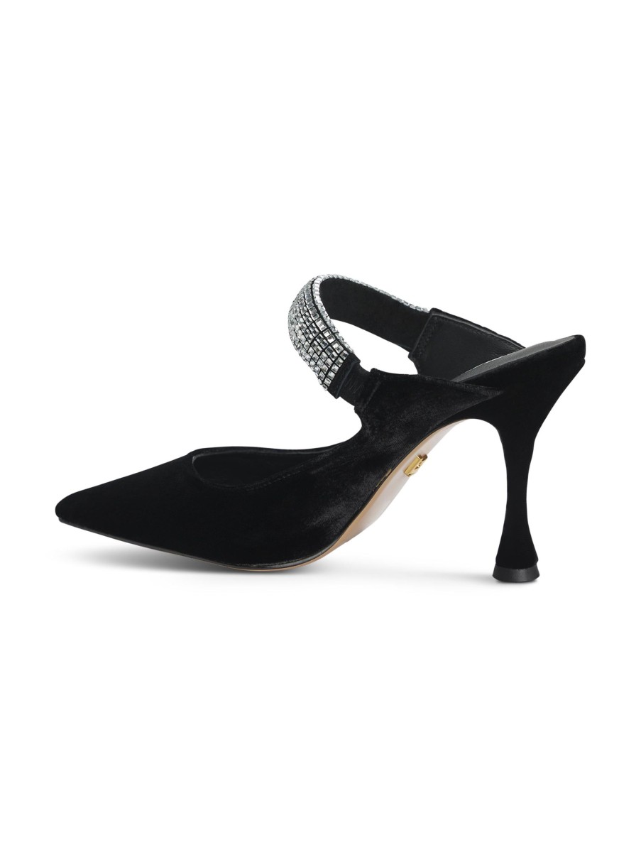 Frauen Lola Cruz High Heels & Pumps | Pumps Aus Samt Schwarz