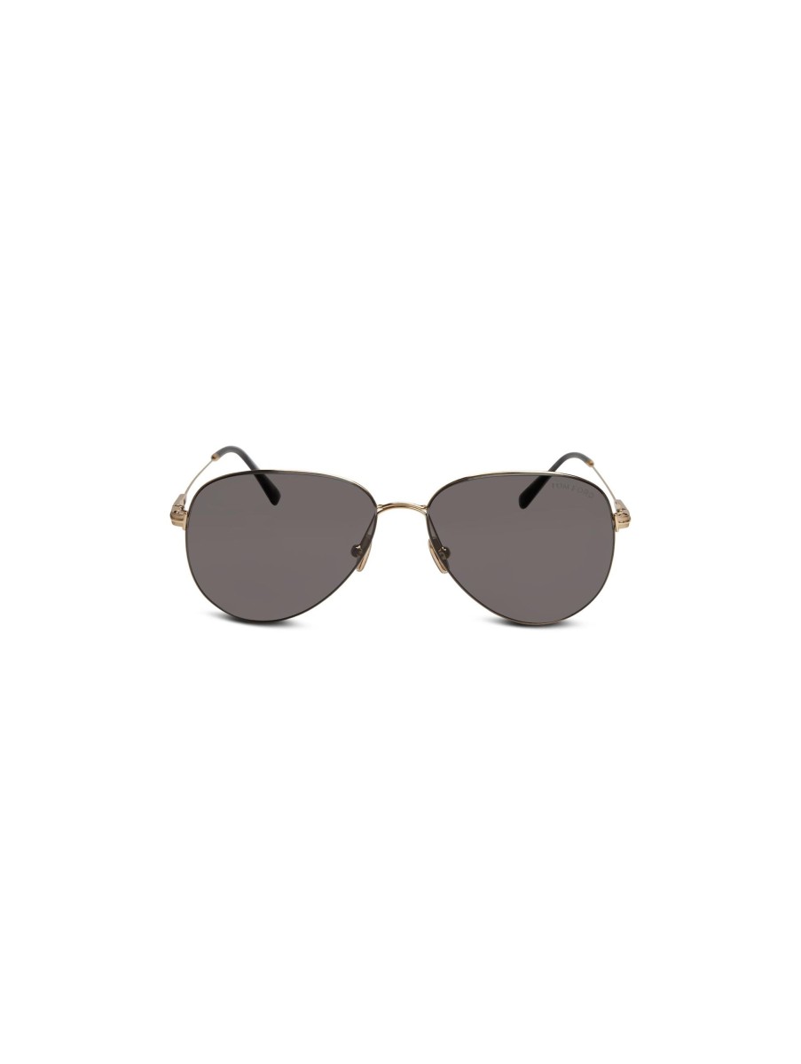 Frauen Tom Ford Sonnenbrillen | Sonnenbrille Metallic