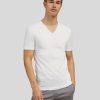 Manner Zimmerli Wasche & Loungewear | T-Shirt Pure Comfort Weiss