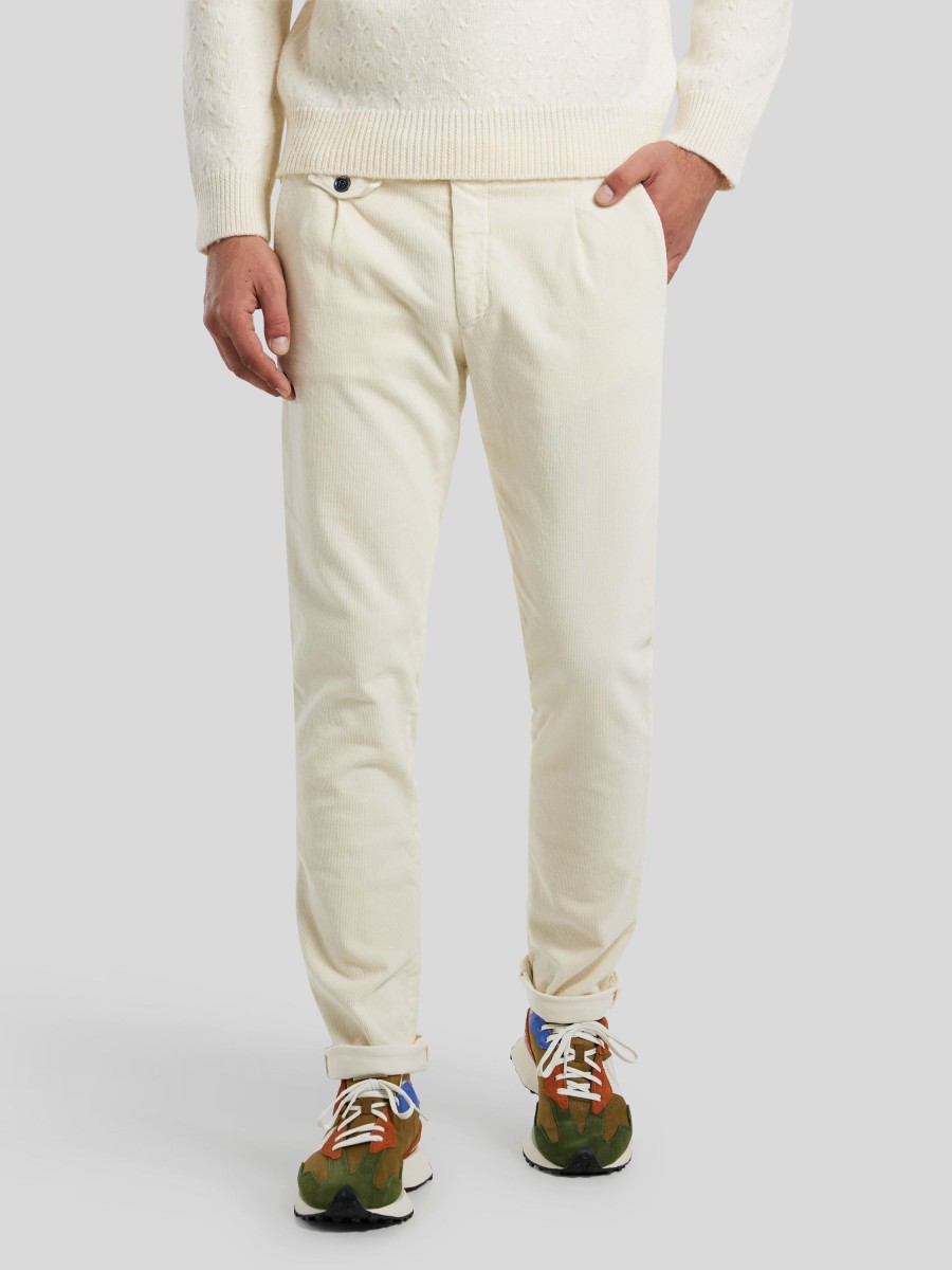 Manner Paul Hosen | Chino Aus Kord Ecru