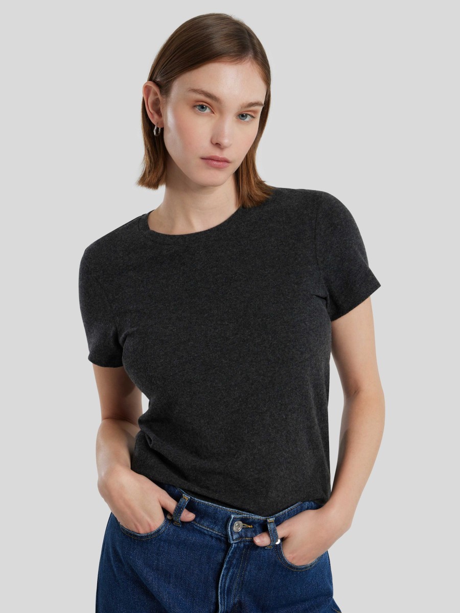 Frauen American Vintage T-Shirts & Shirts | T-Shirt Anthrazit