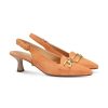 Frauen Donna Carolina High Heels & Pumps | Slingpumps Orange