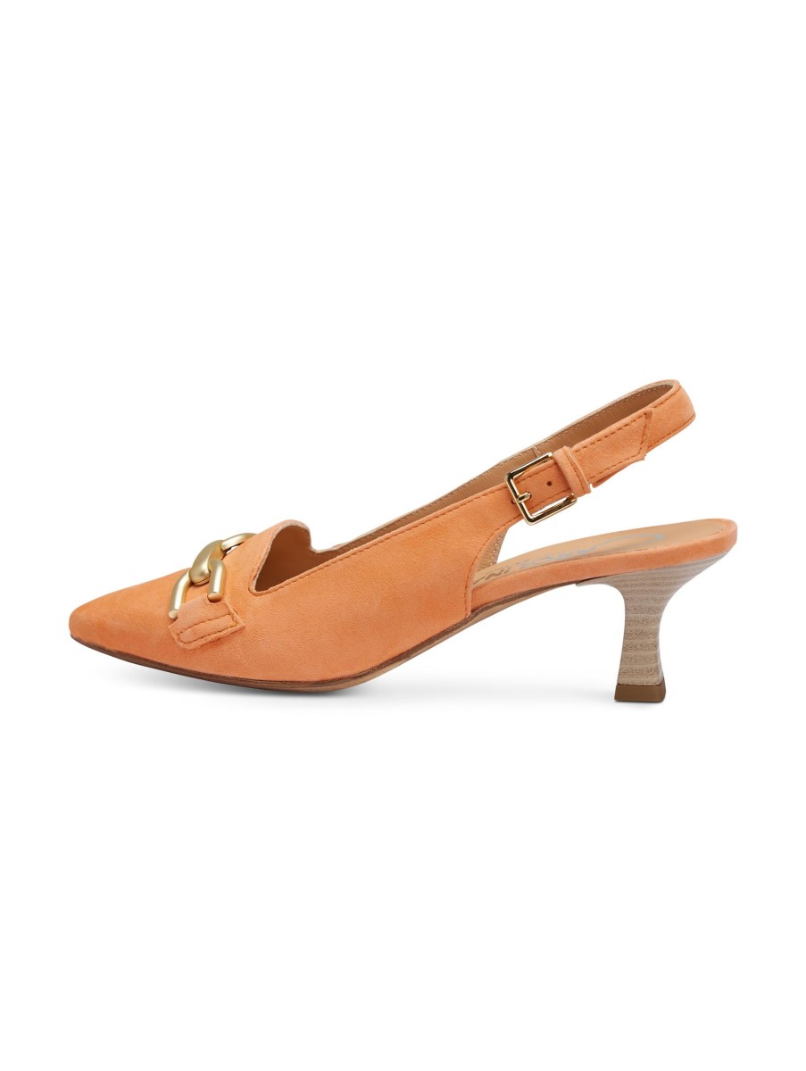 Frauen Donna Carolina High Heels & Pumps | Slingpumps Orange