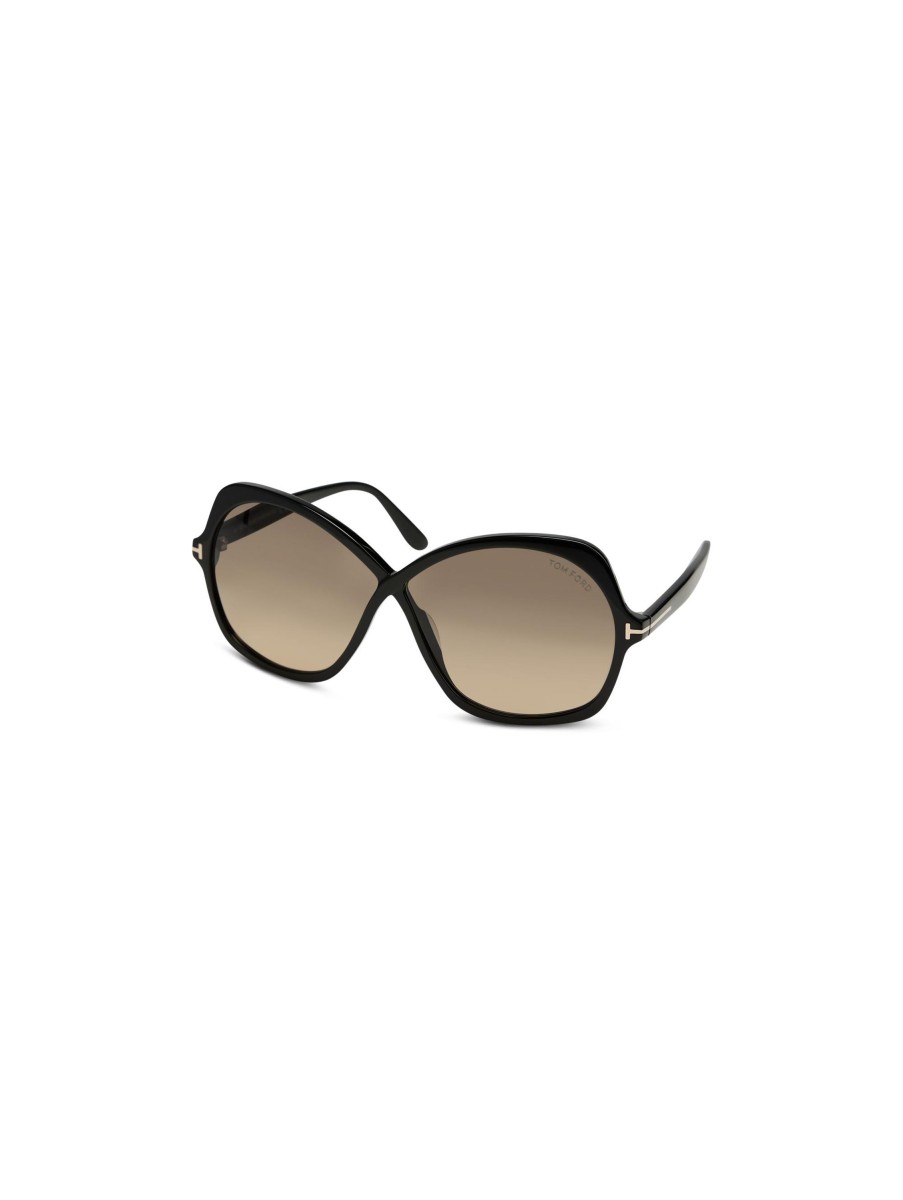 Frauen Tom Ford Sonnenbrillen | Sonnenbrille Rosemin Schwarz