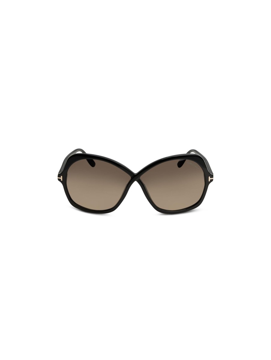 Frauen Tom Ford Sonnenbrillen | Sonnenbrille Rosemin Schwarz