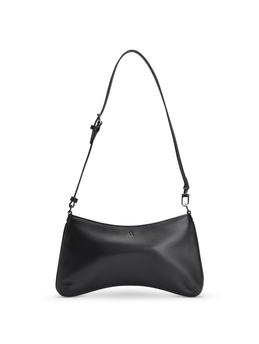 Frauen Kaai Taschen | Schultertasche Mini Arch Schwarz