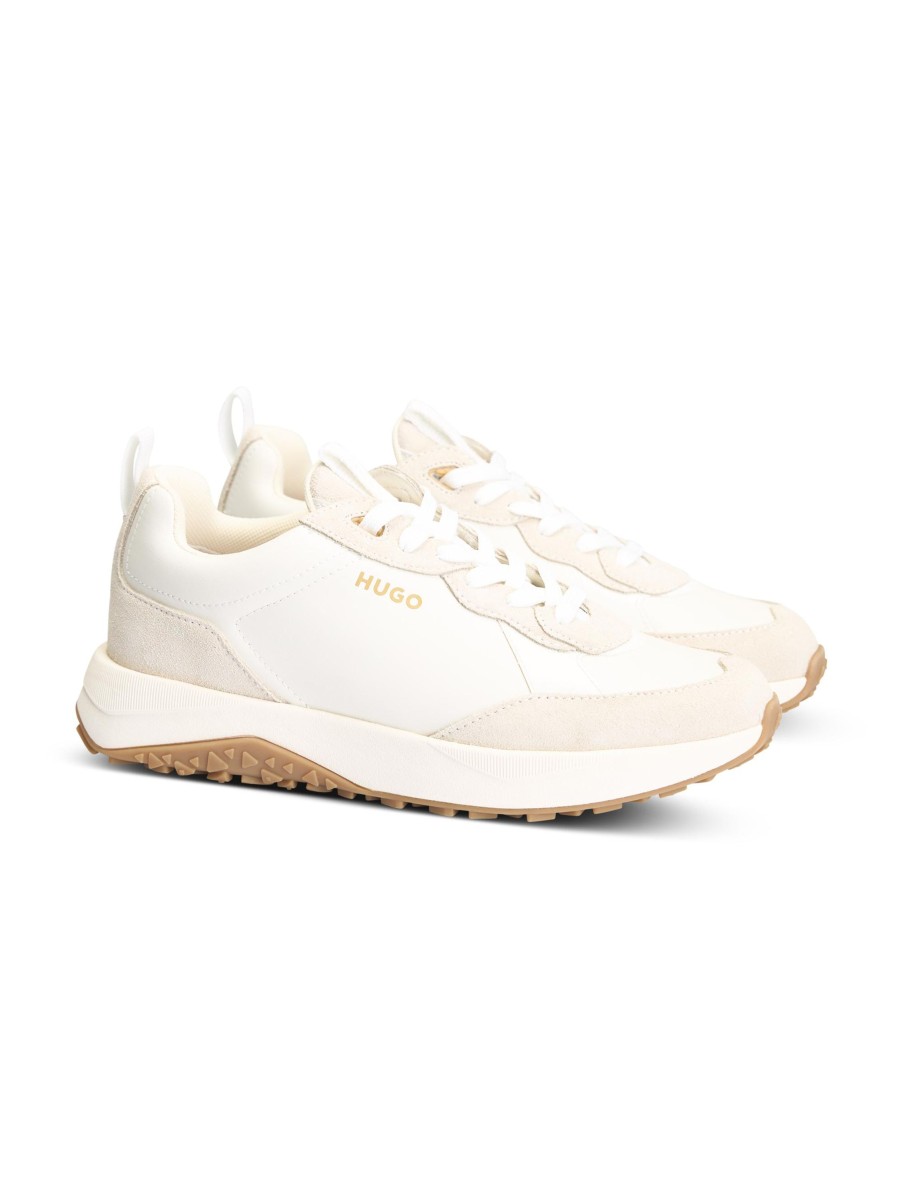 Frauen HUGO Sneakers | Sneaker Ecru